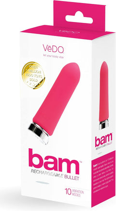 Vedo Bam Rechargeable Bullet – Foxy Pink
