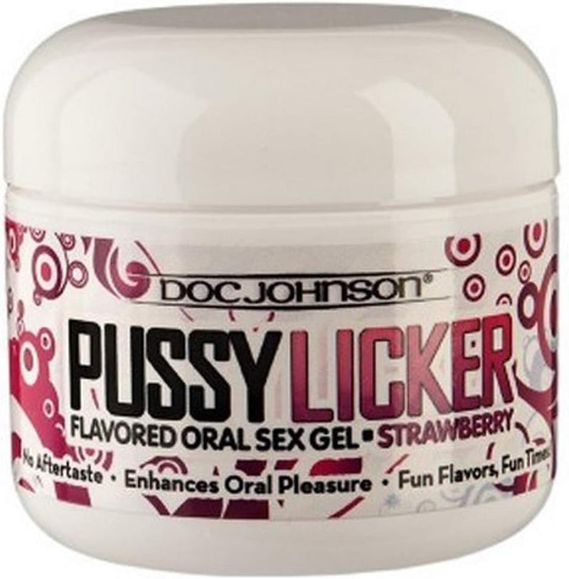 Doctor John's Pussy Licker – Strawberry Flavored Oral Gel (2 oz)