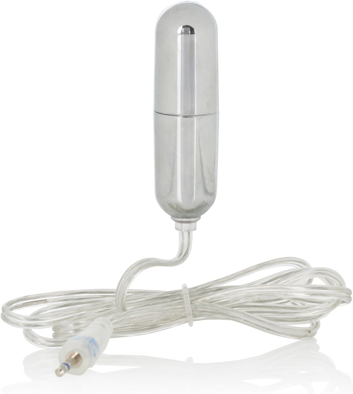 CalExotics Sterling Collection Slim Silver Bullet Vibrator – Compact Metal Bullet Vibe