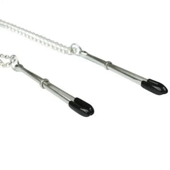 Sincerely Bling Nipple Clips – Adjustable Rhinestone Nipple Clamps with 20-Inch Chains