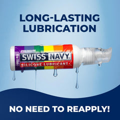 Swiss Navy Pride Silicone Lubricant 4 oz – Premium Long-Lasting Personal Lube