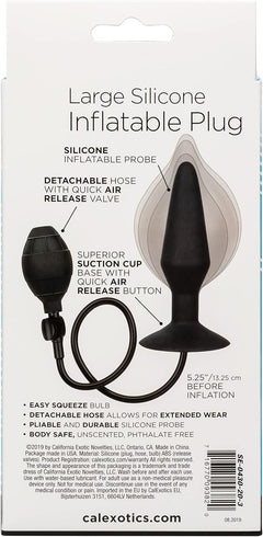 Silicone Inflatable Plug Large – Rechargeable Inflatable Silicone Anal Plug