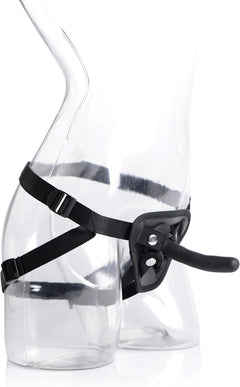 Strap U Pegged Pegging Dildo with Harness – Adjustable Silicone Harness Kit