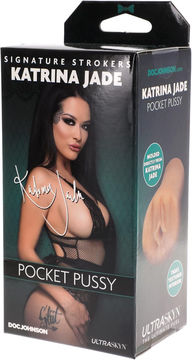 Signature Strokers Katrina Jade ULTRASKYN Pocket Pussy Vanilla – Realistic Stroker