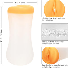 The Gripper Deep Pussy Grip – Dual Density Male Masturbator Stroker by CalExotics