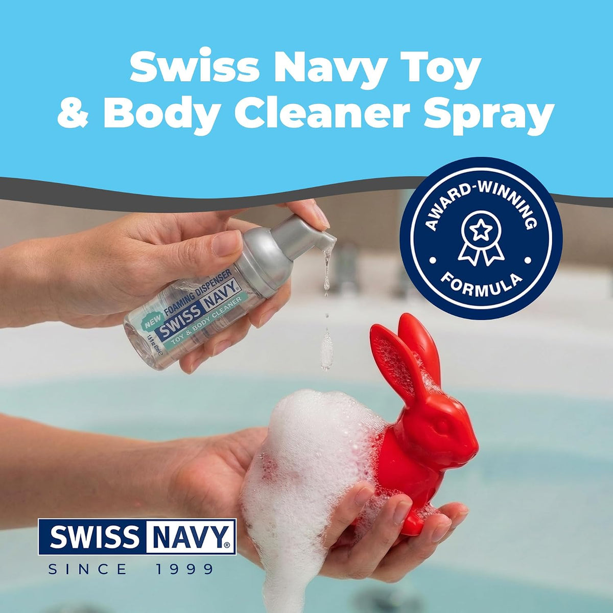 Swiss Navy Toy & Body Cleaner Foaming 1.6 oz – Premium Intimate Toy Cleaner