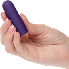 Turbo Buzz Round Mini Bullet Purple – Rechargeable Waterproof Mini Bullet Vibrator by CalExotics