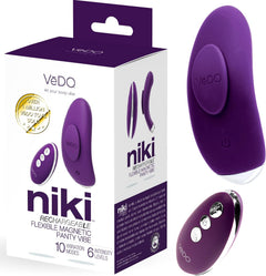 Vedo Niki Rechargeable Panty Vibe – Deep Purple