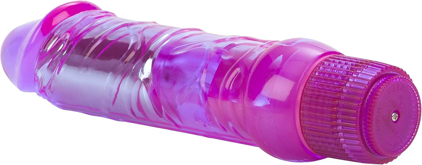 Waterproof Crystalessence Gyrating Penis – 6.5" Multi-Speed Vibrating Massager