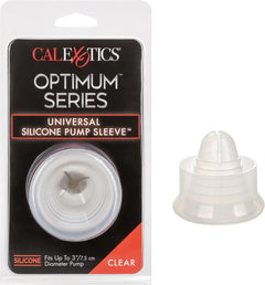 Universal Silicone Pump Sleeve Clear – Soft Stretch Silicone Pump Cylinder Sleeve | CalExotics Optimum Series