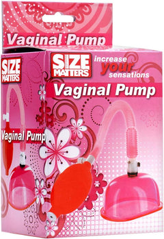 Size Matters Vaginal Pump Kit – Pink Adjustable Suction Clitoris & Vaginal Pump