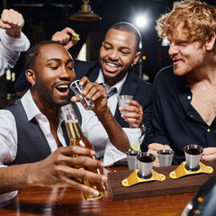 Kheper Games Ski Shot Glass Set – 4-Piece Shot Ski Drinking Party Game