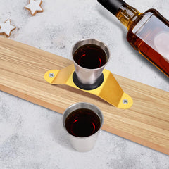 Kheper Games Ski Shot Glass Set – 4-Piece Shot Ski Drinking Party Game