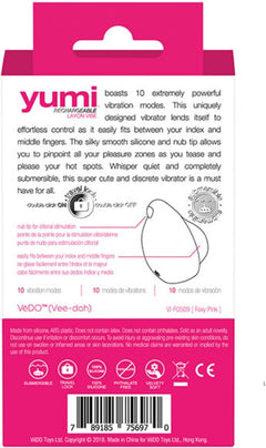 Vedo Yumi Rechargeable Vibe – Foxy Pink