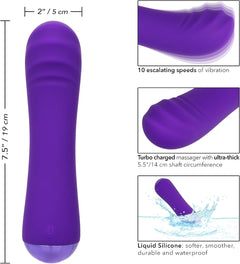 Thicc Chubby Buddy Massager – Rechargeable Thick Silicone G-Spot Vibrator