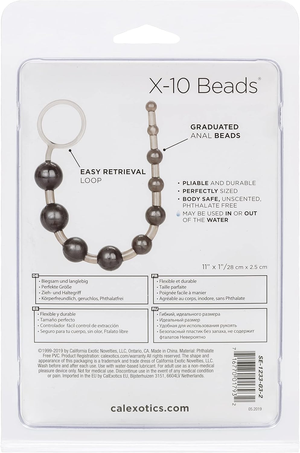 X-10 Flexible Beads – Black