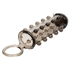 CalExotics Stud Extender with Support Ring Smoke – Silicone Enhancement Sleeve