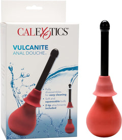 Vulcanite Anal Douche – Reusable Cleansing System with 2 Attachments | CalExotics