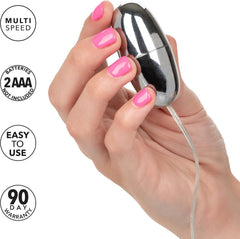 CalExotics Slim Teardrop Bullet Vibrator Pink – Compact Multi-Speed Personal Massager