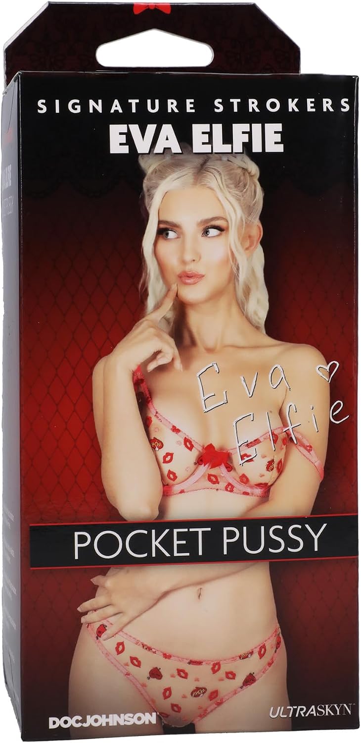 Signature Strokers Eva Elfie Vanilla – ULTRASKYN Realistic Pocket Stroker