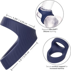 Viceroy Max Dual Ring – Stretch Silicone Performance Enhancer | CalExotics