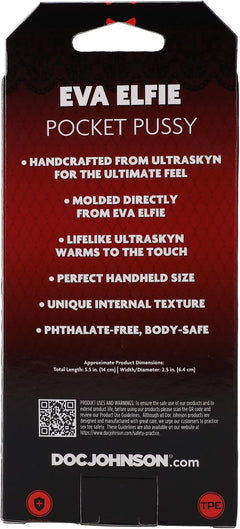 Signature Strokers Eva Elfie Vanilla – ULTRASKYN Realistic Pocket Stroker