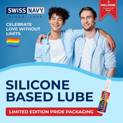 Swiss Navy Pride Silicone Lubricant 4 oz – Premium Long-Lasting Personal Lube