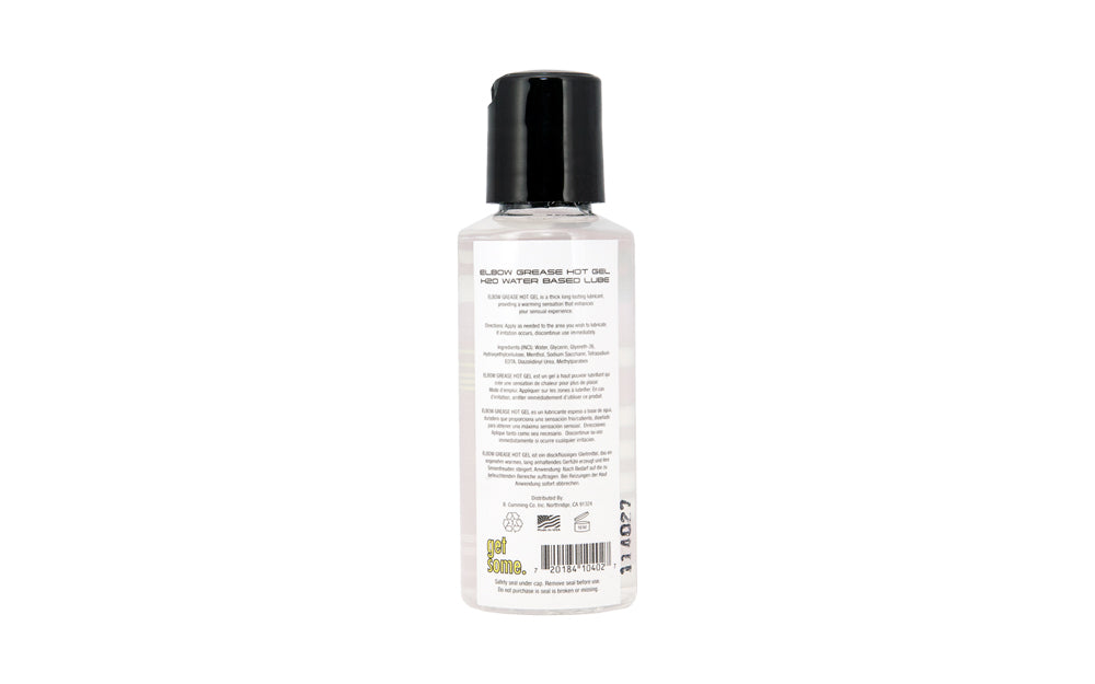 Elbow Grease H2O Hot Gel - 2.4 Oz.