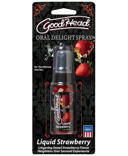 Good Head Oral Delight Spray 1 Oz - Liquid Strawberry