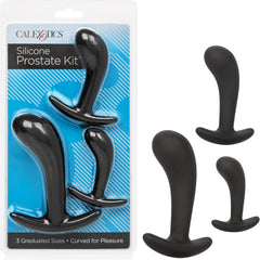 CalExotics Ultimately Pleasurable Silicone Prostate Kit – Black Prostate Plug Set