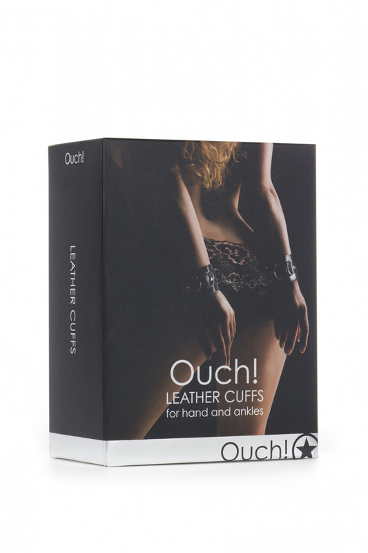LEATHER CUFFS BLACK