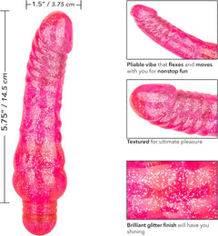CalExotics Sparkle Glitter Jack Pink – Glitter Stroker Sleeve