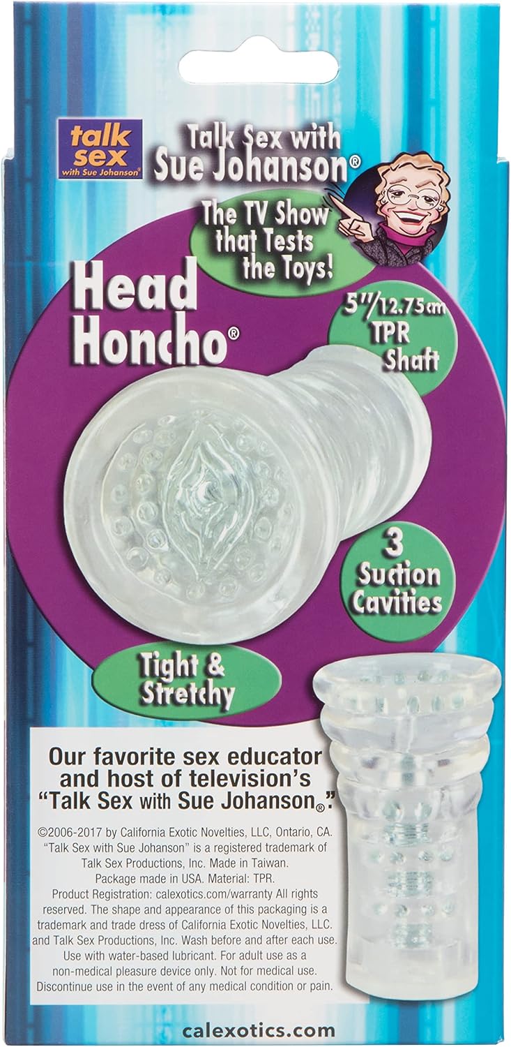 Sue Johanson Head Honcho Stroker – Award-Winning TPR Male Stroker