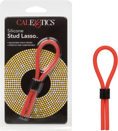 Silicone Stud Lasso Red – Flexible Silicone Studded Lasso Toy