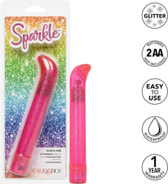 CalExotics Sparkle Slim Vibe Pink – Waterproof 3-Speed Slim Personal Massager