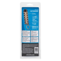 CalExotics Stud Extender with Support Ring Smoke – Silicone Enhancement Sleeve