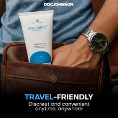 Doc Johnson Sta-Erect Delay Cream 2 oz – Benzocaine Desensitizing Male Enhancement Cream