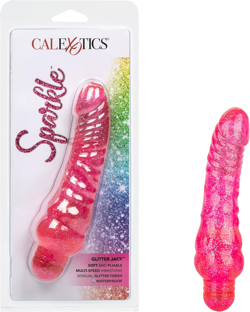 CalExotics Sparkle Glitter Jack Pink – Glitter Stroker Sleeve