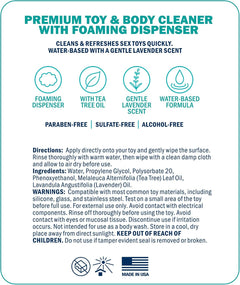Swiss Navy Toy & Body Cleaner Foaming 1.6 oz – Premium Intimate Toy Cleaner