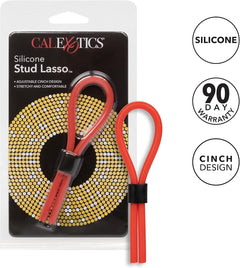 Silicone Stud Lasso Red – Flexible Silicone Studded Lasso Toy