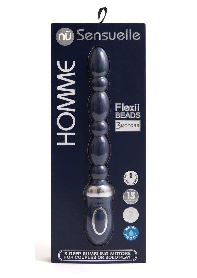 SENSUELLE HOMME FLEXII BEADS NAVY BLUE