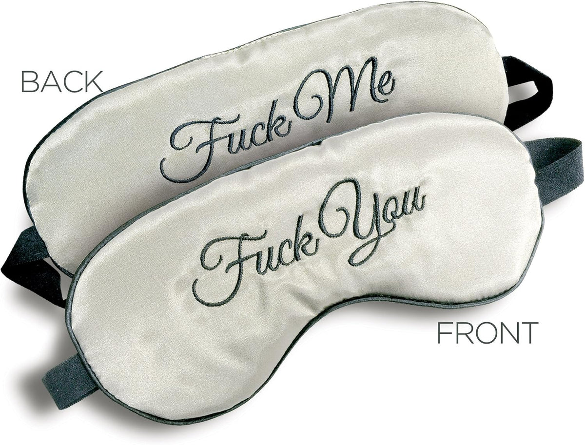 The 9's Fuck Me Fuck You Reversible Mask – Satin Adult Blindfold for Couples