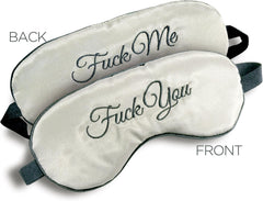 The 9's Fuck Me Fuck You Reversible Mask – Satin Adult Blindfold for Couples