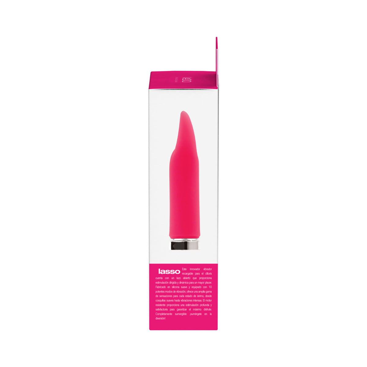 VēDO Lasso Rechargeable Bullet Vibe Pink – Waterproof Wearable Silicone Bullet Vibrator
