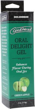 Good Head Oral Delight Gel 4 Oz - Green Apple