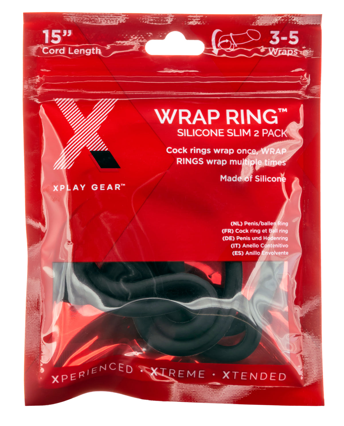 XPLAY SILICONE 15 SLIM WRAP RING "