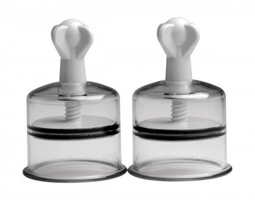 XR Brands Size Matters XL Nipple Sucker – Clear Adjustable Suction Nipple Pump