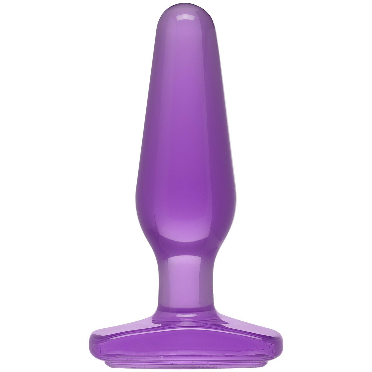 Crystal Jellies Butt Plug - Medium - Purple