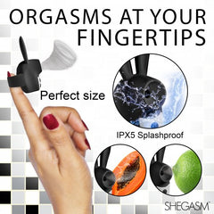 Sucky Bunny Clit Stimulator Black – Rechargeable Silicone Suction Stimulator
