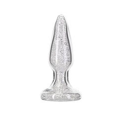 Pillow Talk Fancy Glass Anal Plug Translucent